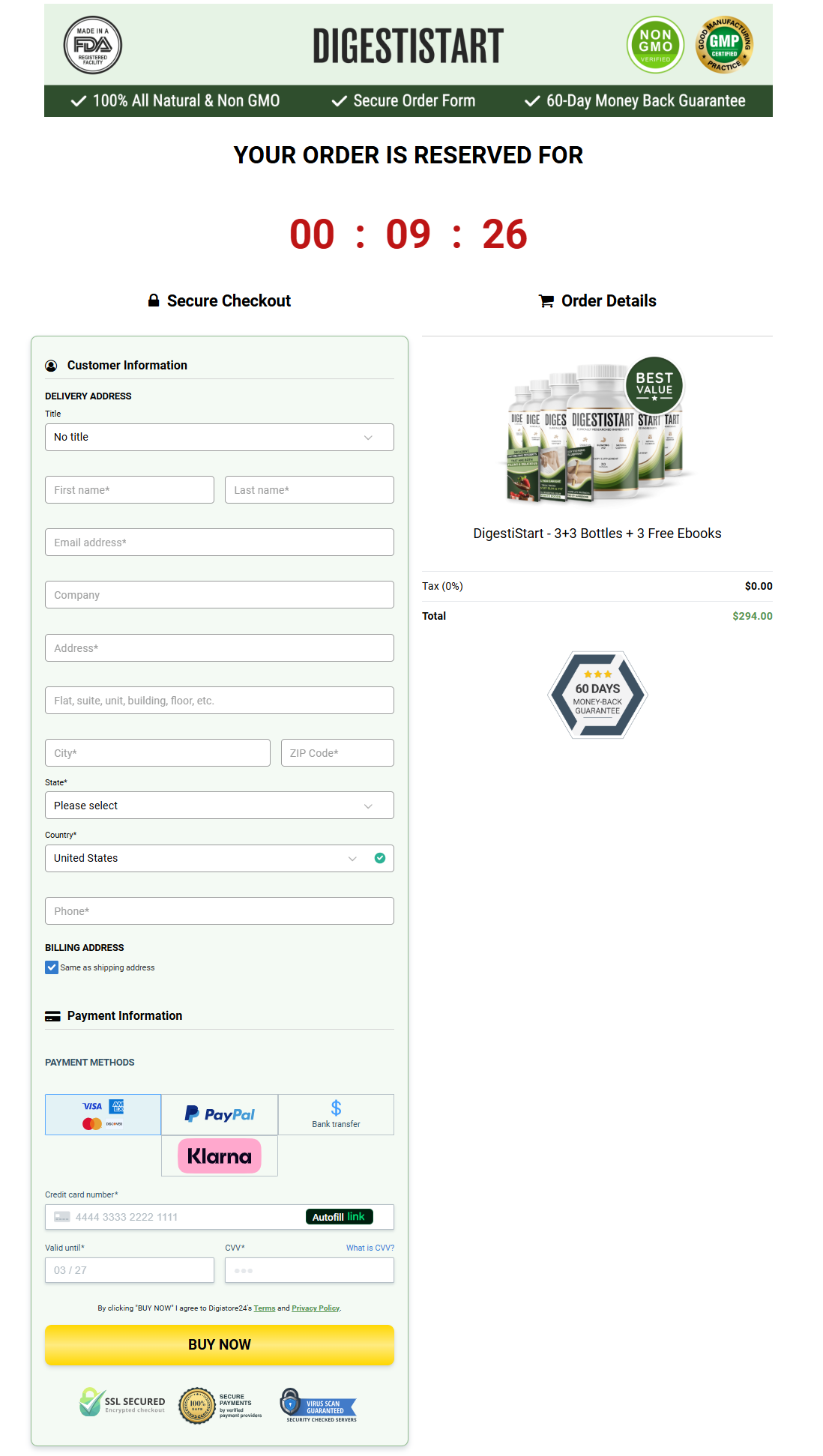 digestistart order form